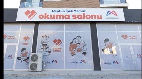 NEPTÜN İPEK YILMAZ OKUMA SALONU’ ÇİFTLİKKÖY’DE YENİDEN FAALİYETTE