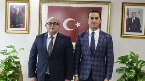 BAŞKAN KARA'DAN MÜDÜR EKİCİ'YE HAYIRLI OLSUN ZİYARETİ