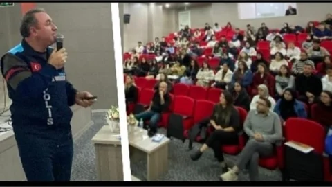 MERSİN POLİSİ ÜNİVERSİTE ÖĞRENCİLERİ VE AKADEMİSYENLERİYLE BİR ARAYA GELDİ