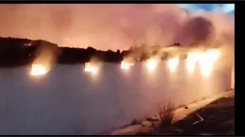 Yangında binlerce civciv telef oldu