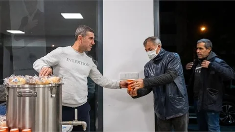 EMEKÇİLERİN İÇİ BÜYÜKŞEHİR’İN ÇORBASI İLE ISINIYOR