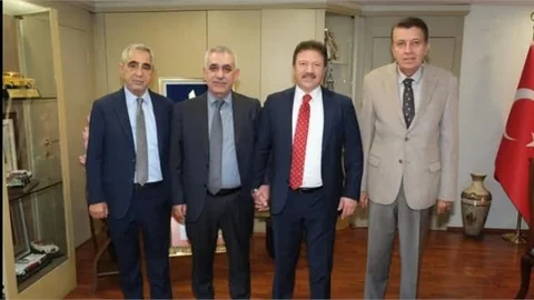 BAŞKAN SARI, BAŞKAN YİĞİNER'E ZİYARET