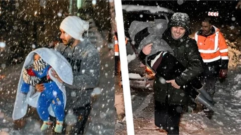 KARDA MAHSUR KALANLARIN YARDIM ÇAĞRILARINA BÜYÜKŞEHİR KOŞTU