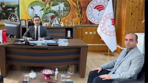 KAYMAKAM AVCI'DAN, MÜDÜR ŞAHİN'E ZİYARET