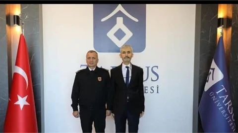 TUGGENERAL ATASOY'DAN REKTÖR ÖZEN'E HAYIRLI OLSUN ZİYARETİ