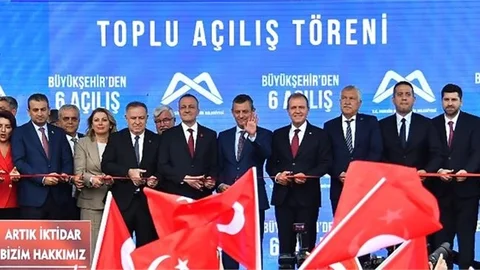 BAŞKAN SEÇER, CHP GENEL BAŞKANI ÖZEL İLE BİRLİKTE KENTE DEĞER KATACAK 6 TESİSİN TOPLU AÇILIŞINI GERÇEKLEŞTİRDİ