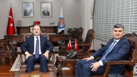 VALİ PEHLİVAN, KAYMAKAM VE BAŞKANVEKİLİ ŞENER İLE GÖRÜŞTÜ