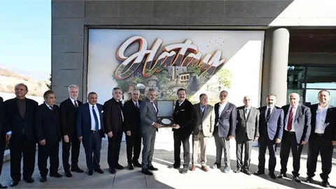 BAŞKANI TEKE, TOBB BAŞKANI HİSARCIKLIOĞLU’NUN HATAY PROGRAMINA KATILDI