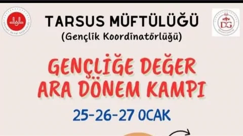 TARSUS MÜFTÜLÜĞÜ'NDEN GENÇLERE YAÖNELİKBARA DÖNEM KAMPI