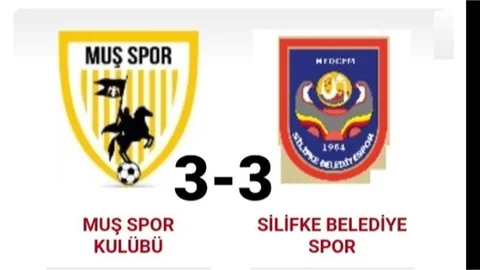 SİLİFKE, ZORDA OLSA MUŞ DEPLASMANINDAN 1 PUANLA DÖNÜYOR