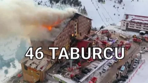 KARTALKAYA OTEL YANGININDA 46 YARALI TABURCU EDİLDİ