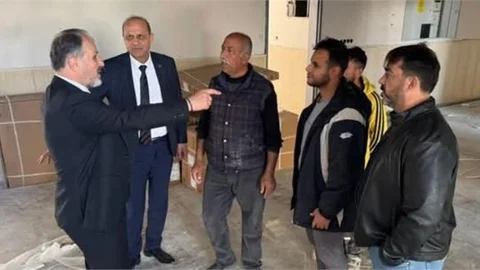 MERSİN'DE OKUL İNŞAATLARI HIZ KESMEDEN DEVAM EDİYOR