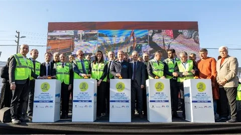 MERSİN BÜYÜKŞEHİR’İN ‘AKDENİZ İLÇESİ ANADOLU (HOMURLU), KAZANLI, TOROSLAR MAHALLELERİ KANALİZASYON PROJESİ TEMEL ATMA TÖRENİ’ GERÇEKLEŞTİRİLDİ