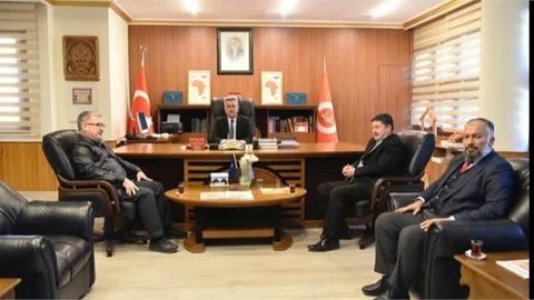 MÜFTÜ AKÇAY'A HEM MÜDÜRÜ SÖKER İLE MÜDÜR YILDIRIR'DAN ZİYARET