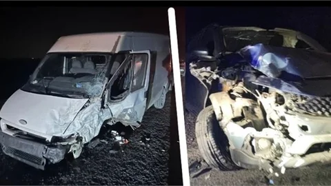 Tarsus'ta Alifakı yolunda zincirleme kaza, 4 yaralı