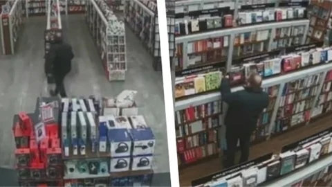 AVM'DE HIRSIZLIK YAPAN ŞAHIS YAKALANDI