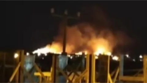 Taşucu’nda Bataklık Alanda Yangın