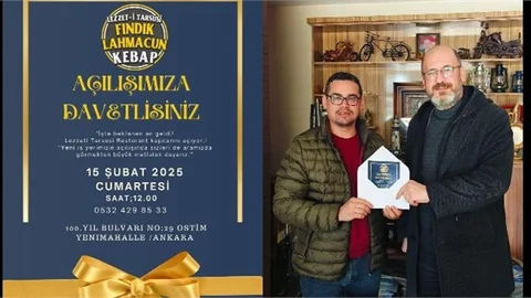 Lezzet-i Tarsusi, Ankara’da Kapılarını Açıyor