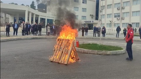 TARSUS ÜNİVERSİTESİ’NDE UYGULAMALI YANGIN SEMİNERİ