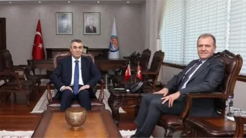 BASKAN SEÇER, VALİ TOROS'A "HAYIRLI OLSUN" ZİYARETİNDE BULUNDU