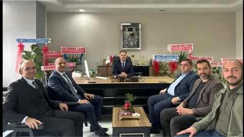 MÜDÜR ÇETİN'E, MUDÜR ANTEPLİOĞLU'DAN "HAYIRLI OLSUN"ZİYARETİ