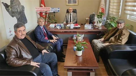 BAŞKAN KAYA’DAN, ATEŞ’E "HAYIRLI OLSUN" ZİYARETİ