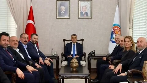 VALİ TOROS, OSBÜK HEYETİ İLE GÖRÜŞTÜ