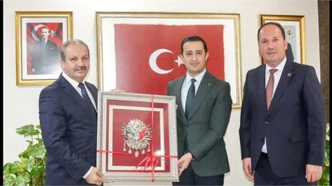 GENEL BAŞKAN DOĞAN'DAN, MÜDÜR EKİCİ'YE HAYIRLI OLSUN ZİYARETİ