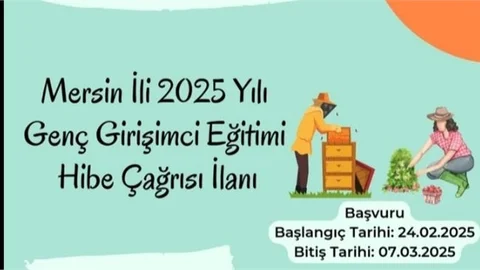 MERSİNLİ GENÇLERE ÇİLEK YETİŞTİRİCİLİ VE ARICILIK HİBE EĞİTİMİ