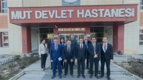 MERSİN İL SAĞLIK MÜDÜRÜ UZM. DR. MUSTAFA EKİCİ, MUT'TA İNCELEMELERDE BULUNDU