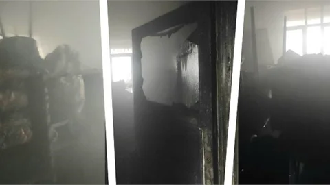 Tarsus'ta ev yangını