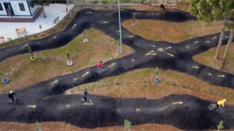 Parkur Açıldı, Gençler Pedale Bastı