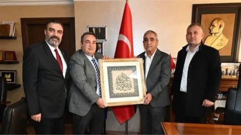 ALBARAKA TÜRK MERSİN ŞUBESİNDEN BAŞKAN SARI'YA ZİYARET