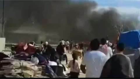 Tarsus'ta Çadır Yangını