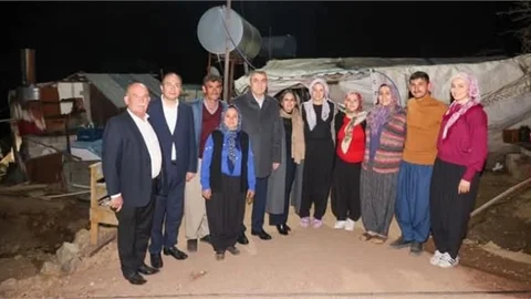 VALİ TOROS, AYVAGEDİĞİ'NDE AKSAY AİLESİNE MİSAFİR OLDU