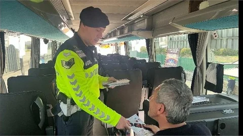 JANDARMADAN SİVİL TRAFİK DENETİMİ