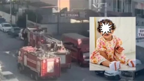 MERSİN'DE 2,5 YAŞINDAKİ NEHİR BEBEK.YANGINDA YAŞAMINI YİTİRDİ