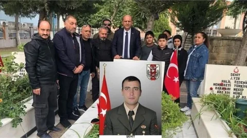 ŞEHİT SABRİ ACEM ŞAHADETİNİN YILDÖNÜMÜNDE KABRİ BAŞINDA DUALARLA ANILDI