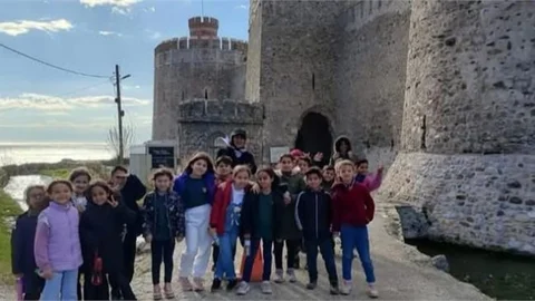 Bozyazılı Öğrenciler, Anamur Mamure Kalesini Gezdi