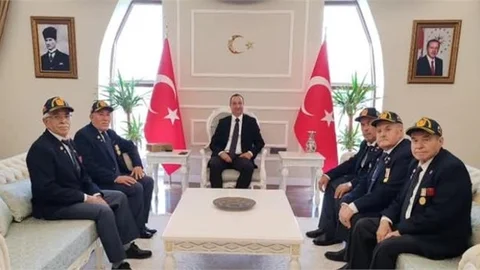 TARSUS MUHARİP GAZİLER'DEN, KAYMAKAM AKYÜZ'E ZİYARET