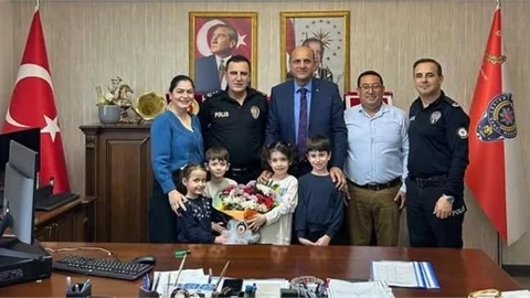 MÜDÜR ANTEPLİOĞLU’NDAN, MÜDÜR ŞAHİN'E POLİS HAFTASI ZİYARETİ