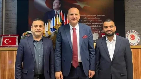 TARSUS MEZARLIKLAR BİRİM AMİRİ YILMAZ'DAN, MÜDÜR ANTEPLİOĞLU'NA ZİYARET