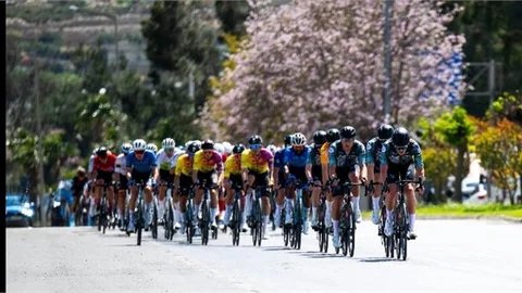 7. TOUR OF MERSİN ULUSLARARASI BİSİKLET TURU’NUN 2. ETABINDA SPORCULAR, 125 KİLOMETREYİ PEDALLADI