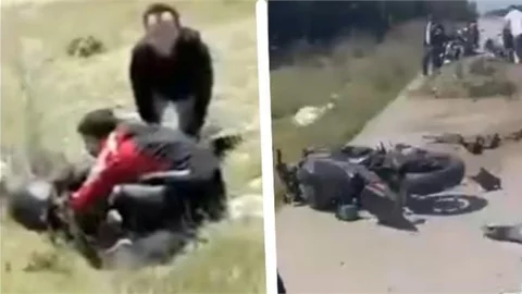 TARSUS SAHİL BANDI YOLUNDA MOTORSİKLET KAZASI: 1 AĞIR YARALI