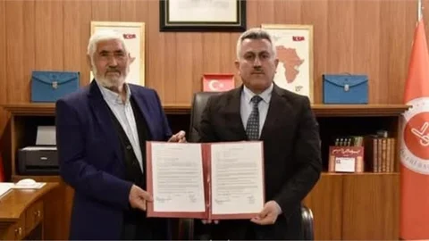 Devlet Hastanesi Bahçesindeki Hacı Ahmet Gül Camii İçin Devir Protokolü İmzalandı