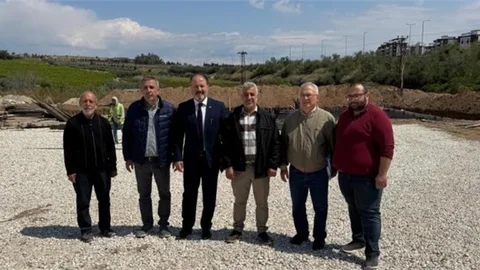 MÜDÜR YARDIMCISI BAŞ, TARSUS'TA YAPIMINA BAŞLANAN OKUL İNŞAATLARINI YERİNDE İNCELEDİ