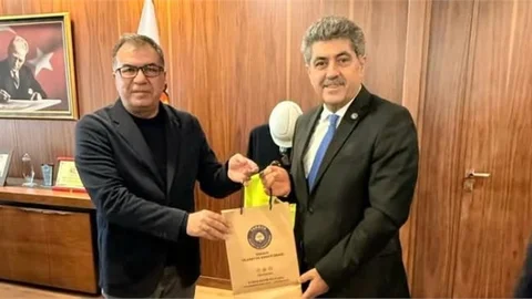 TÜRK DÜNYASI GAZETECİLER FEDERASYONU GENEL BAŞKANI DEMİR'DEN TSO BAŞKANI KOÇAK'A ZİYARET