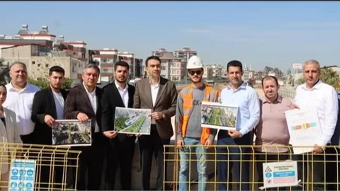 BAŞKAN ALDEMİR, HIZLI TREN PROJESİ TARSUS BÖLÜMÜNDEKİ İNŞAATINDA İNCELEMELERDE BULUNDU