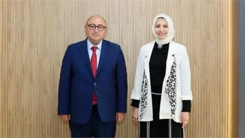 BAŞKAN KARA, MÜDÜR.FAZİLET DURMUŞ'U ZİYARET ETTİ