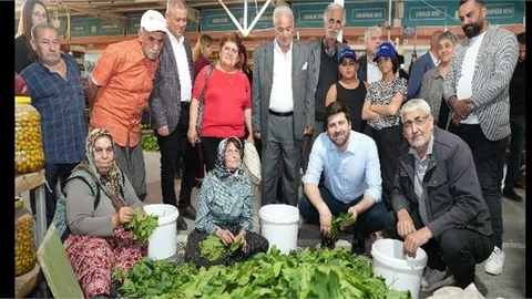 BAŞKAN BOLTAÇ KÖYLÜ PAZARI ESNAFINI ZİYARET ETTİ